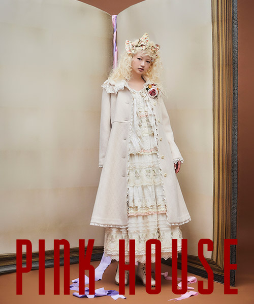 ピンクハウス風 kotohayokozawa×PINK HOUSE GRAPHIC WAVE TOP｜ピンクハウス