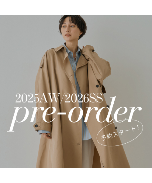 2025AW/2026SS PRE ORDER 予約スタート！