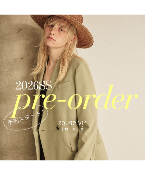 2026SS PRE ORDER 予約スタート！