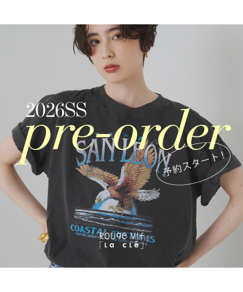 2026SS PRE ORDER 予約スタート！