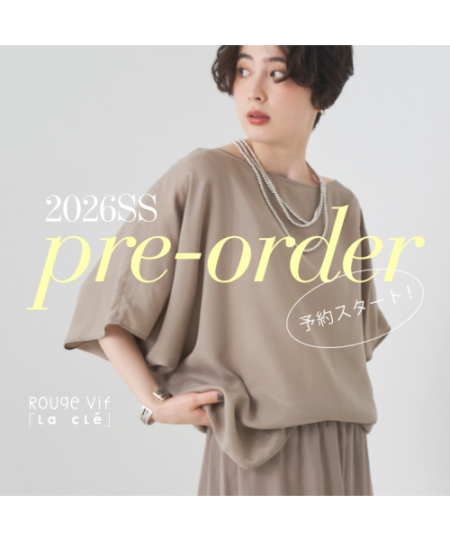 2026SS PRE ORDER 予約スタート！