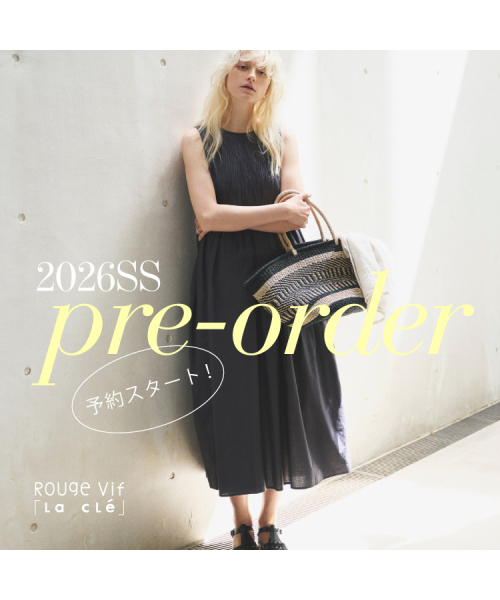 2026SS PRE ORDER 予約スタート！