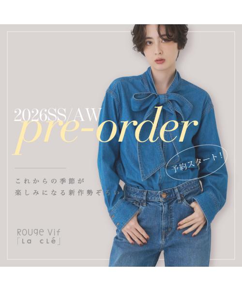 2026SS/AW PRE ORDER 予約スタート！