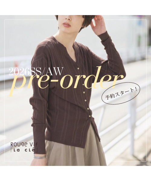 2026SS/AW PRE ORDER 予約スタート！