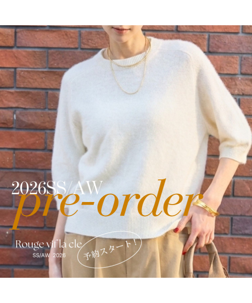 2026AW PRE ORDER 予約スタート！