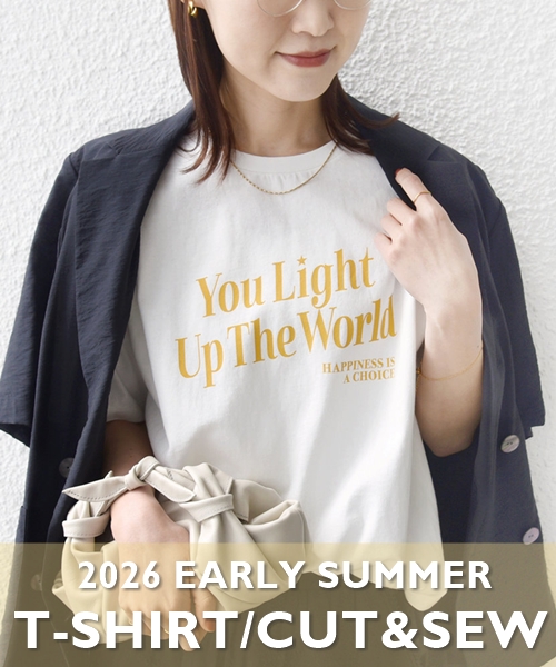 インナーにも1枚着にも着回せる！Tシャツ・カットソー