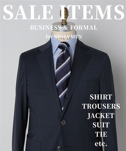 【SHIPS MEN】ビジネス・フォーマルにおすすめ！お得なSALEアイテムをご紹介！