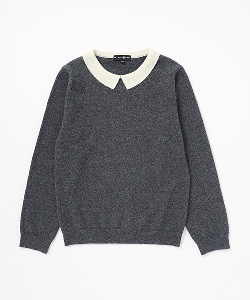 様々なシーンで活躍する上品な襟付きニット