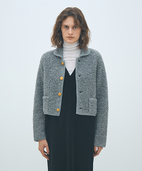 トゥモローランド デプレ 美品日本製 カシミヤ54% ノーカラーリバーコート 茶 item62ac235a904c1.jpg?sw=805&