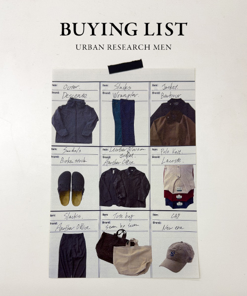 BUYING LIST