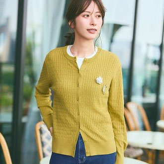 大きいサイズのカーディガン